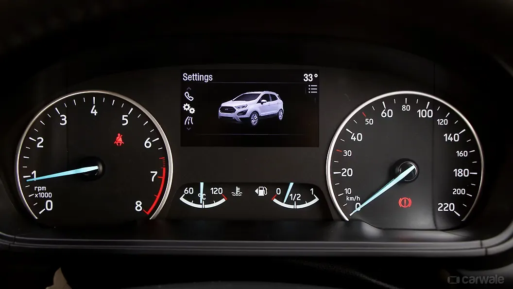 EcoSport Instrument Cluster Image, EcoSport Photos in India CarWale