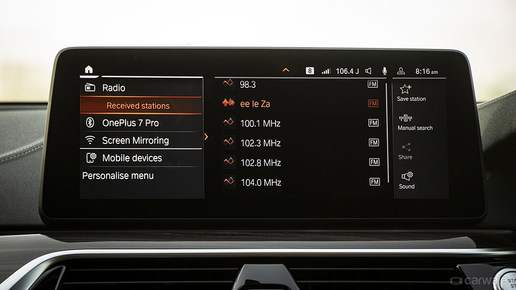BMW 6 Series GT [2018-2021] Infotainment System
