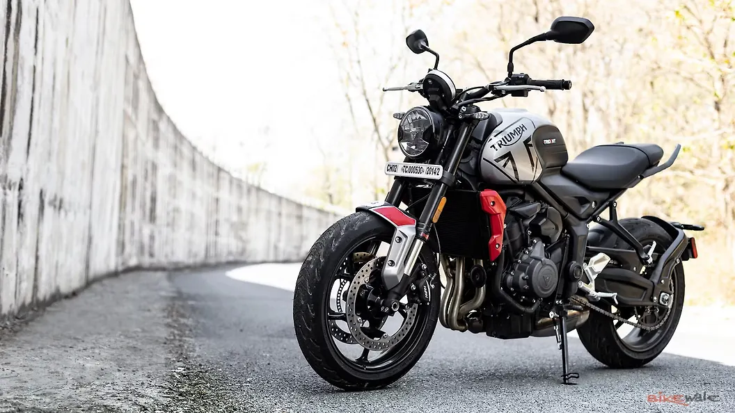 Triumph Trident 660 [2020-2021] Left Rear Three Quarter Image – BikeWale
