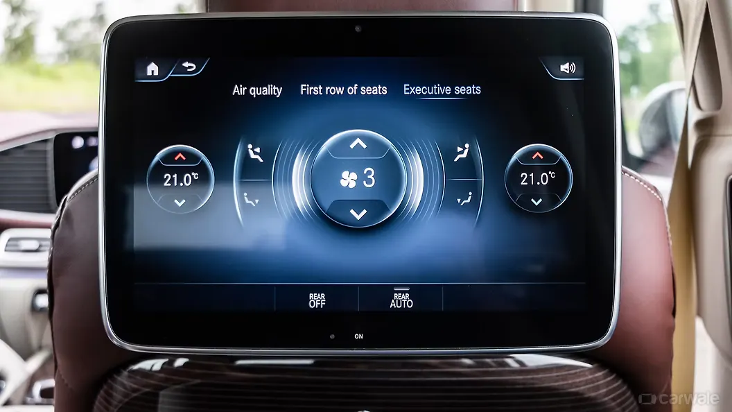 Maybach GLS Front Seat HeadrestMounted Display Image, Maybach GLS