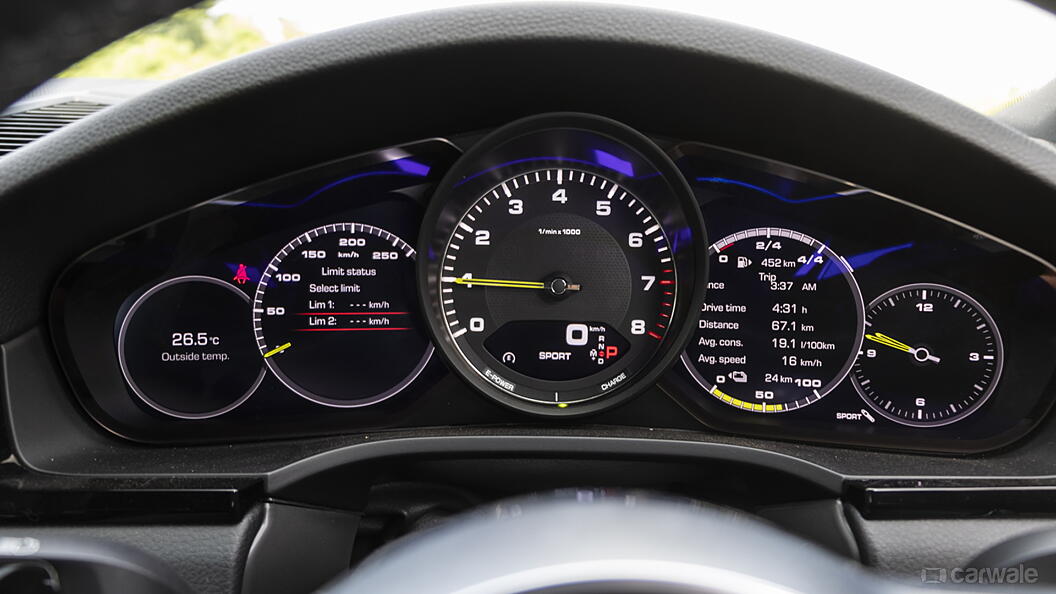 Cayenne Instrument Cluster Image, Cayenne Photos in India - CarWale