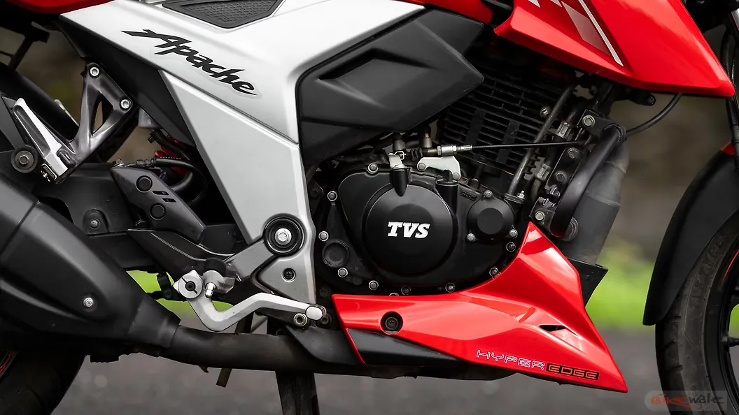 TVS Apache RTR 160 4V Front Leg Guard Image BikeWale