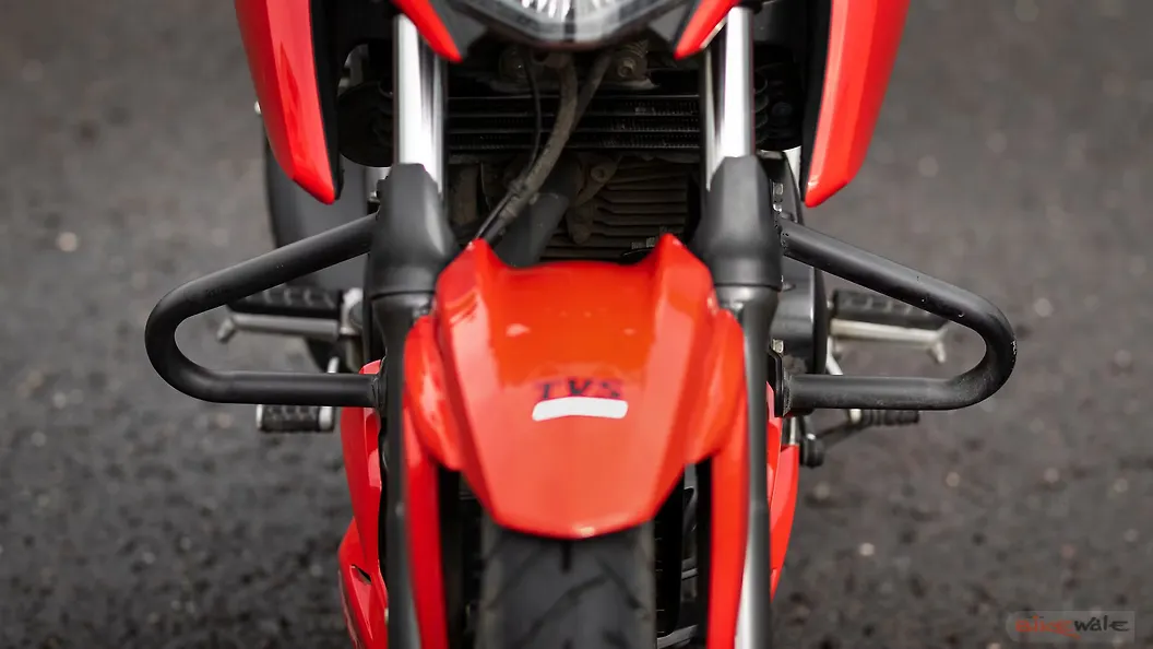 TVS Apache RTR 160 4V Engine From Left Image BikeWale