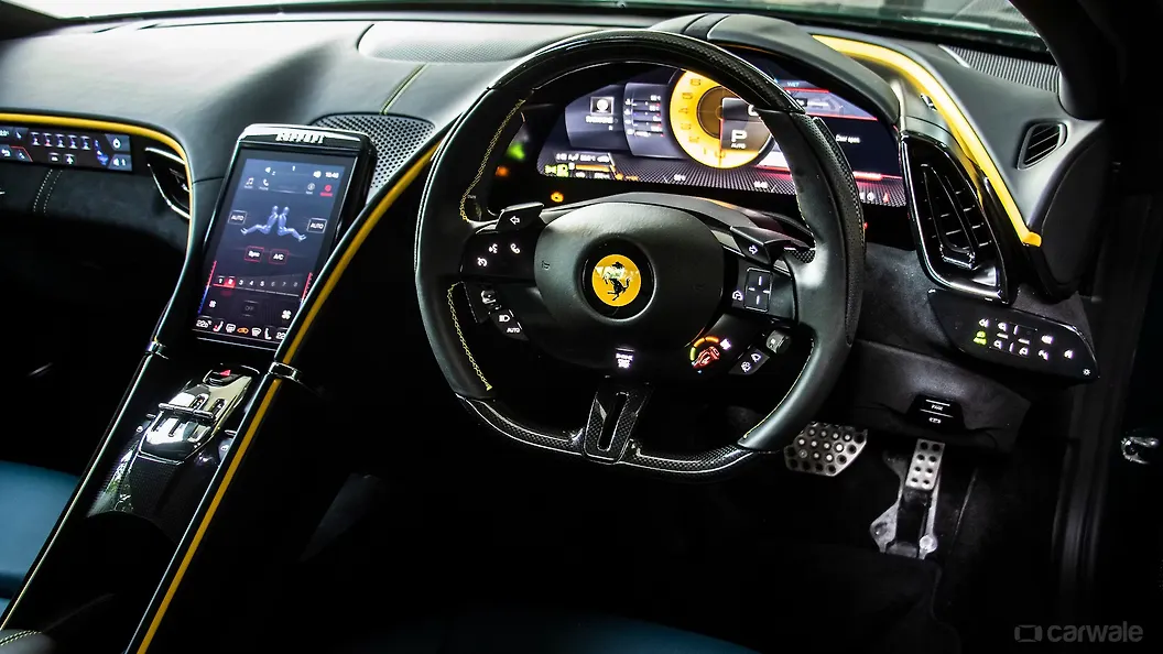 Ferrari Roma Rear Interior Roma Rear View Image, Roma Photos in India - CarWale