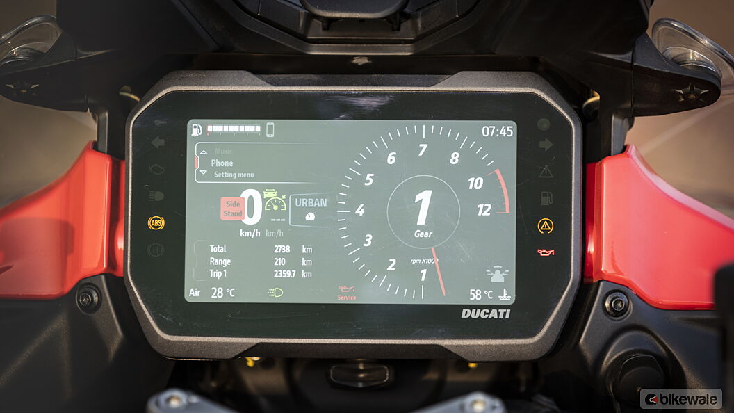 Ducati Multistrada V4 Gear Shift Indicator