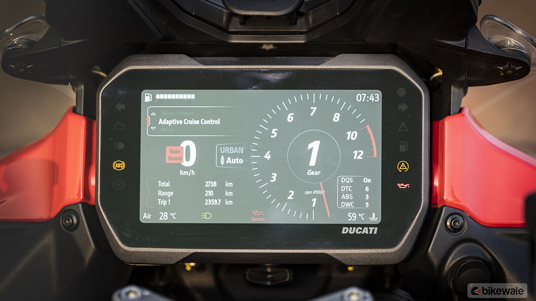 Ducati Multistrada V4 Speedometer
