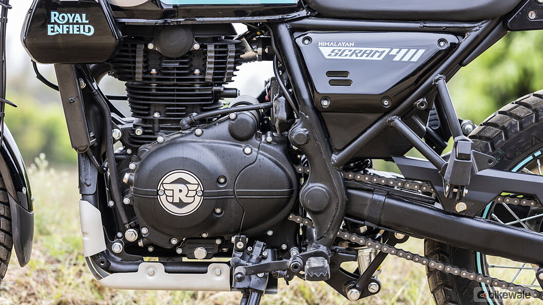 Royal Enfield Scram 411 Engine From Left