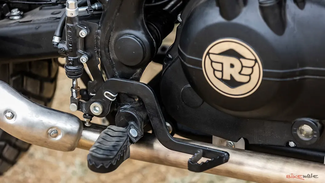 Royal Enfield Scram 411 Rear Brake Lever Assembly Image BikeWale