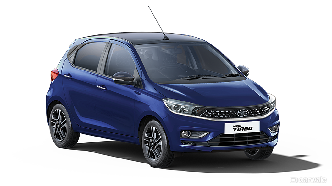 Tata Tiago Arizona Blue Colour - CarWale