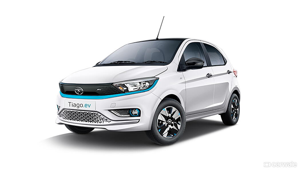 Tata Tiago EV Pristine White Colour - CarWale