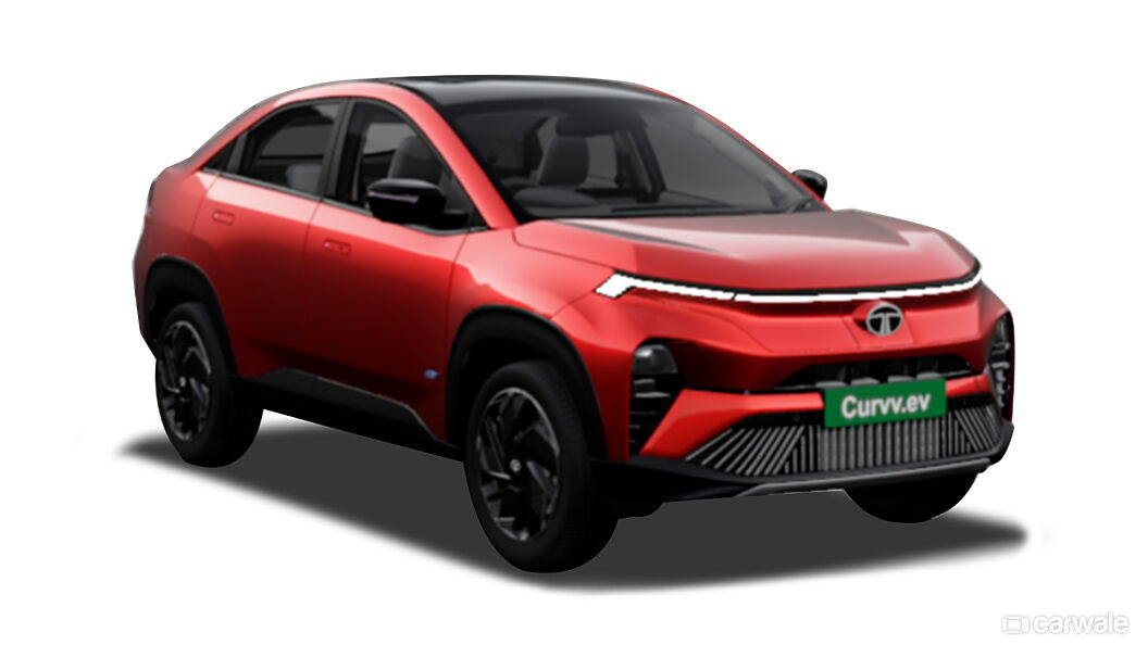 Tata Curvv EV Flame Red Colour - CarWale