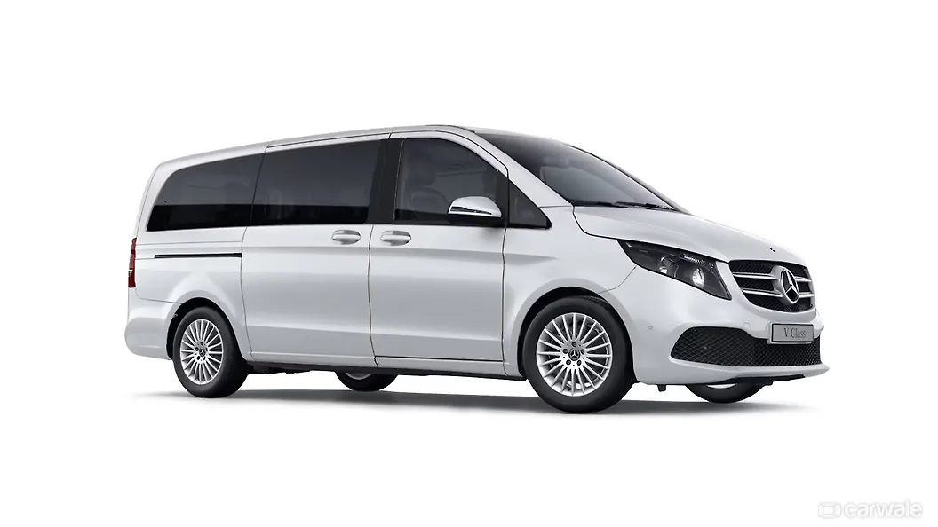 Mercedes Benz V Class Rock Crystal White Colour V Class Colours In India Carwale