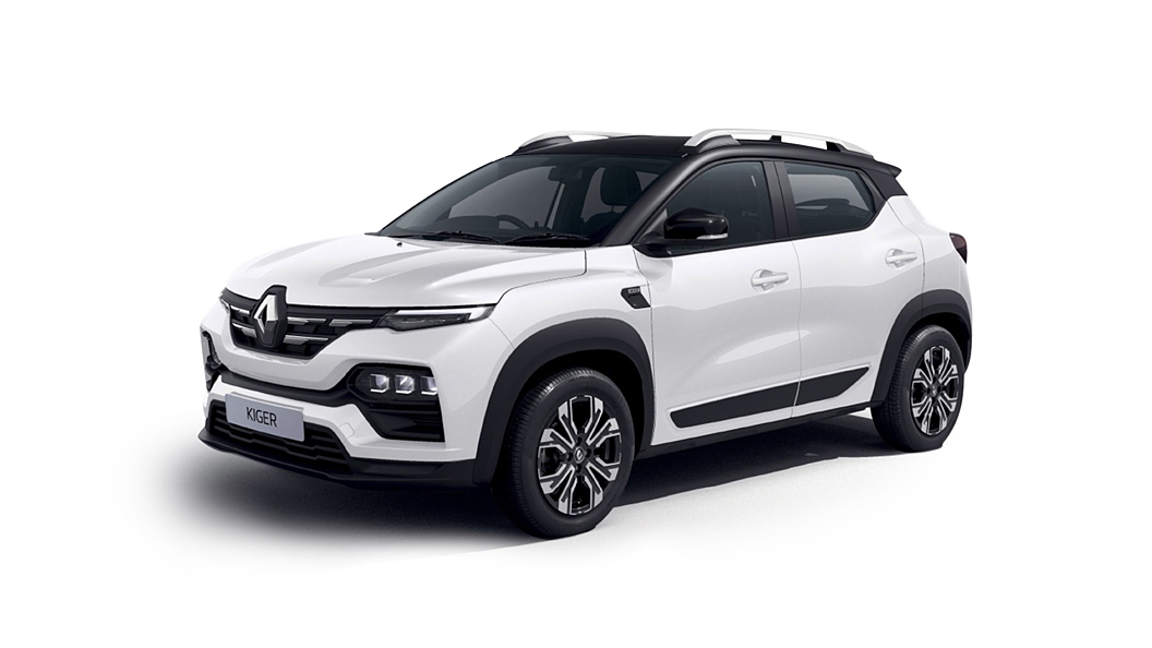 Renault Kiger [2021-2022] Ice Cool White With Black Roof Colour - CarWale