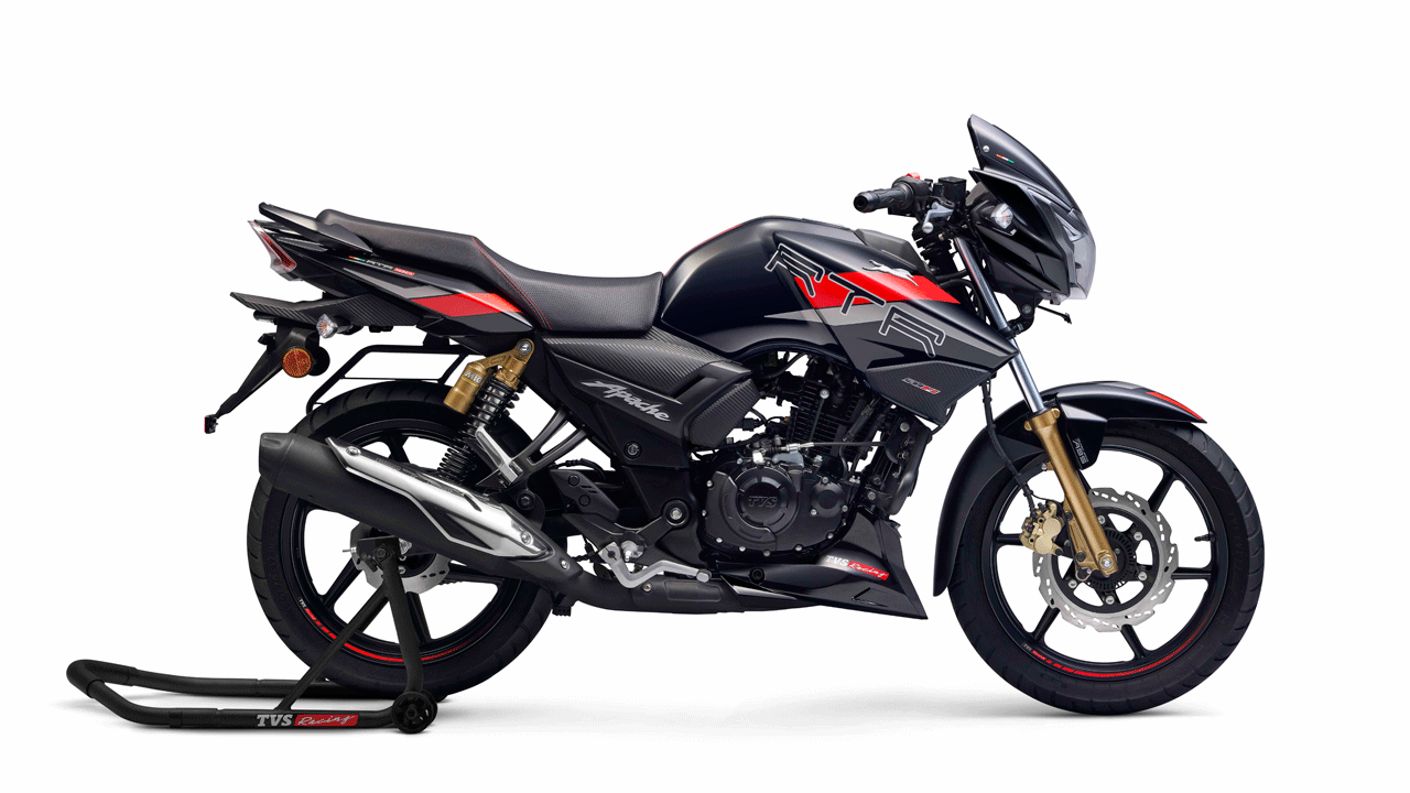 TVS Apache RTR 180 Right Side View