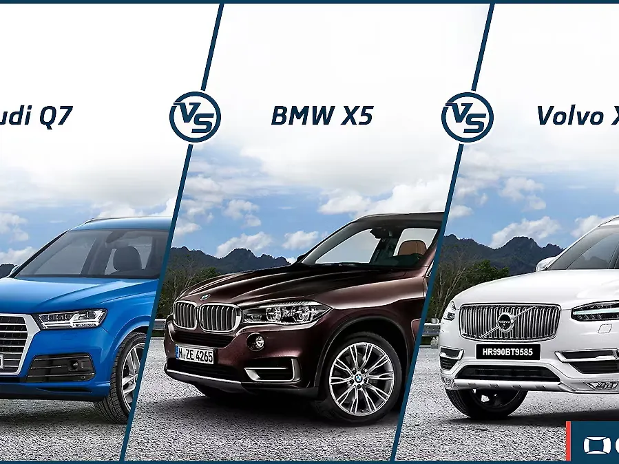 Audi Q7 Vs Volvo Xc90 Vs Bmw X5 Spec Comparison Carwale