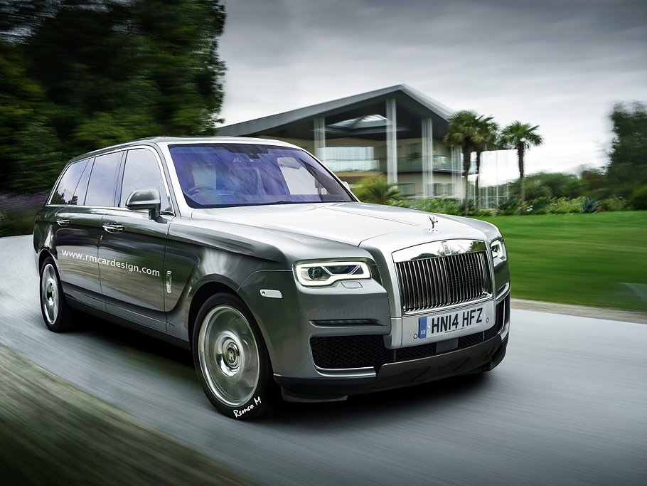 2018 Rolls Royce SUV - Rendered