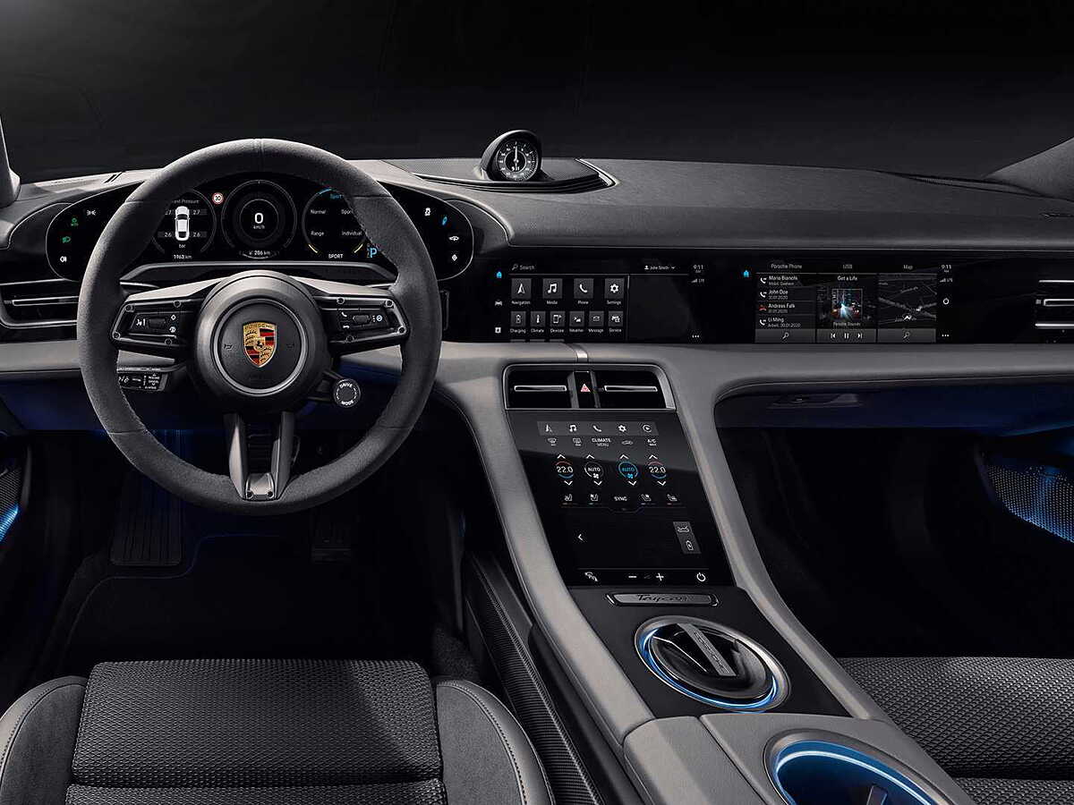 Porsche Taycan Interiors Revealed Carwale