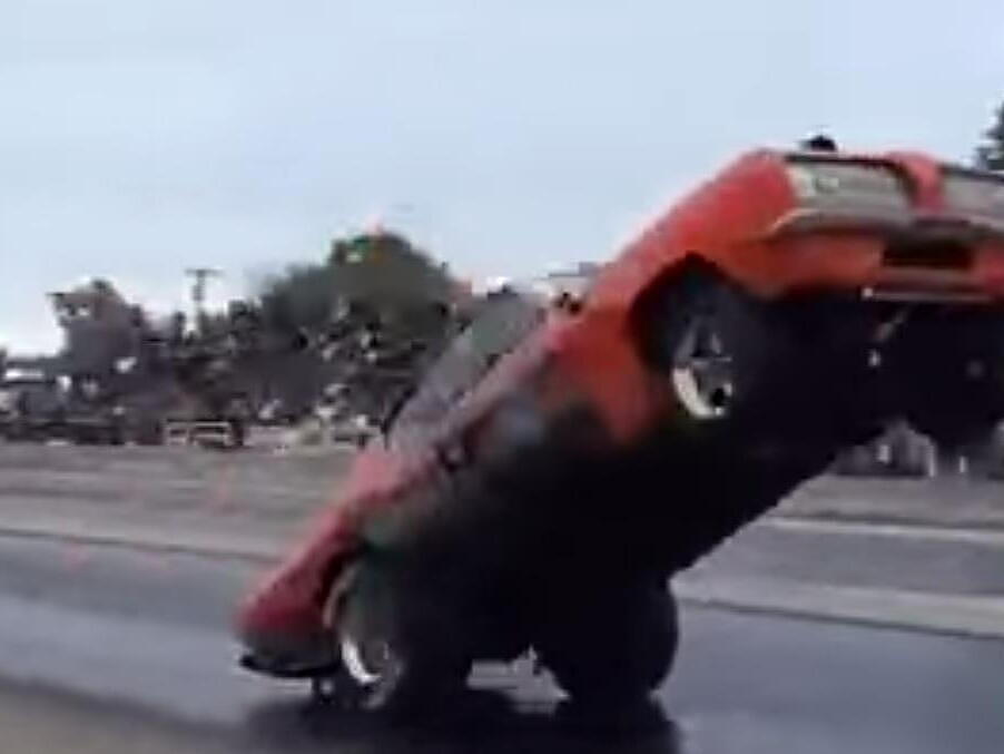 Car wheelie for a quarter mile CarWale