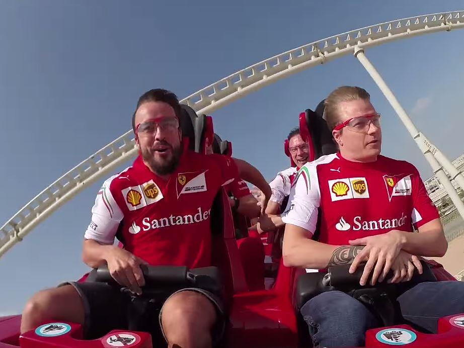 The world s fastest roller coaster ride doesn t excite Kimi