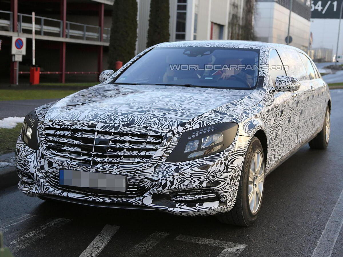 Mercedes S Class Pullman Interior Spied Carwale
