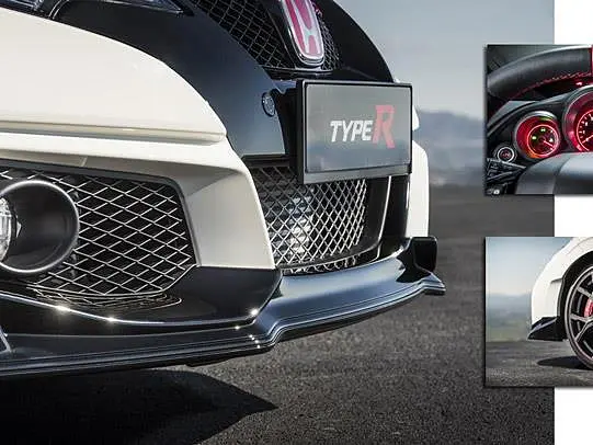 Honda civic type r front hot sale lip
