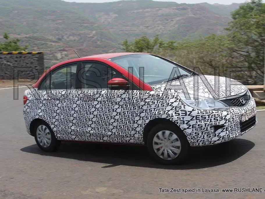 Tata Zest spotted testing again - CarWale