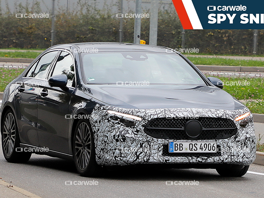 India-bound Mercedes-Benz A-Class limousine facelift begins testing -  CarWale