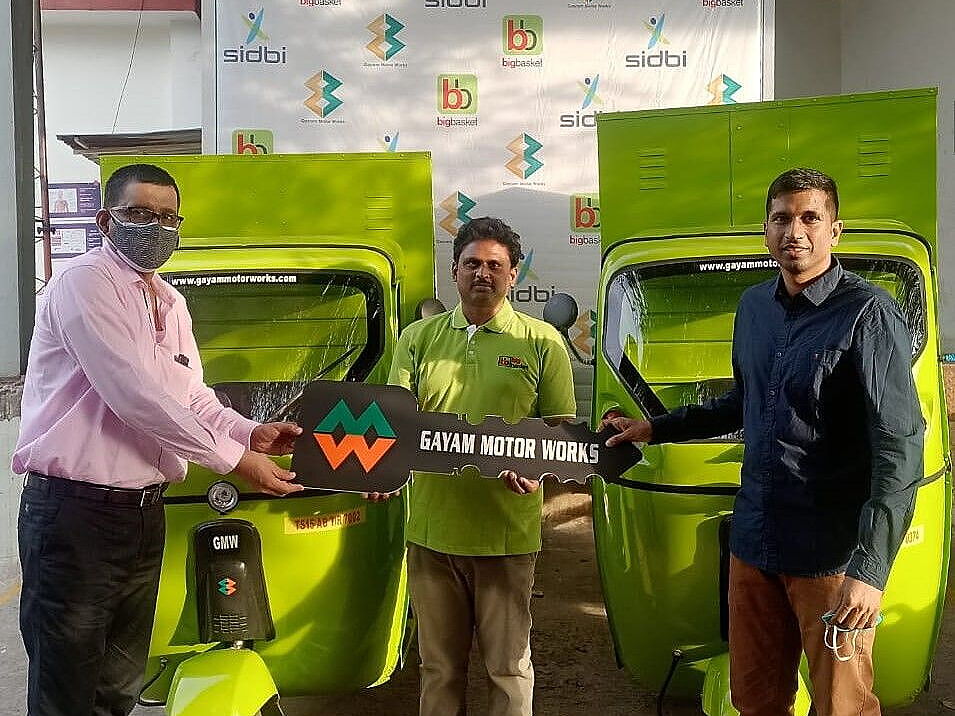 Bigbasket electric deals vehicles