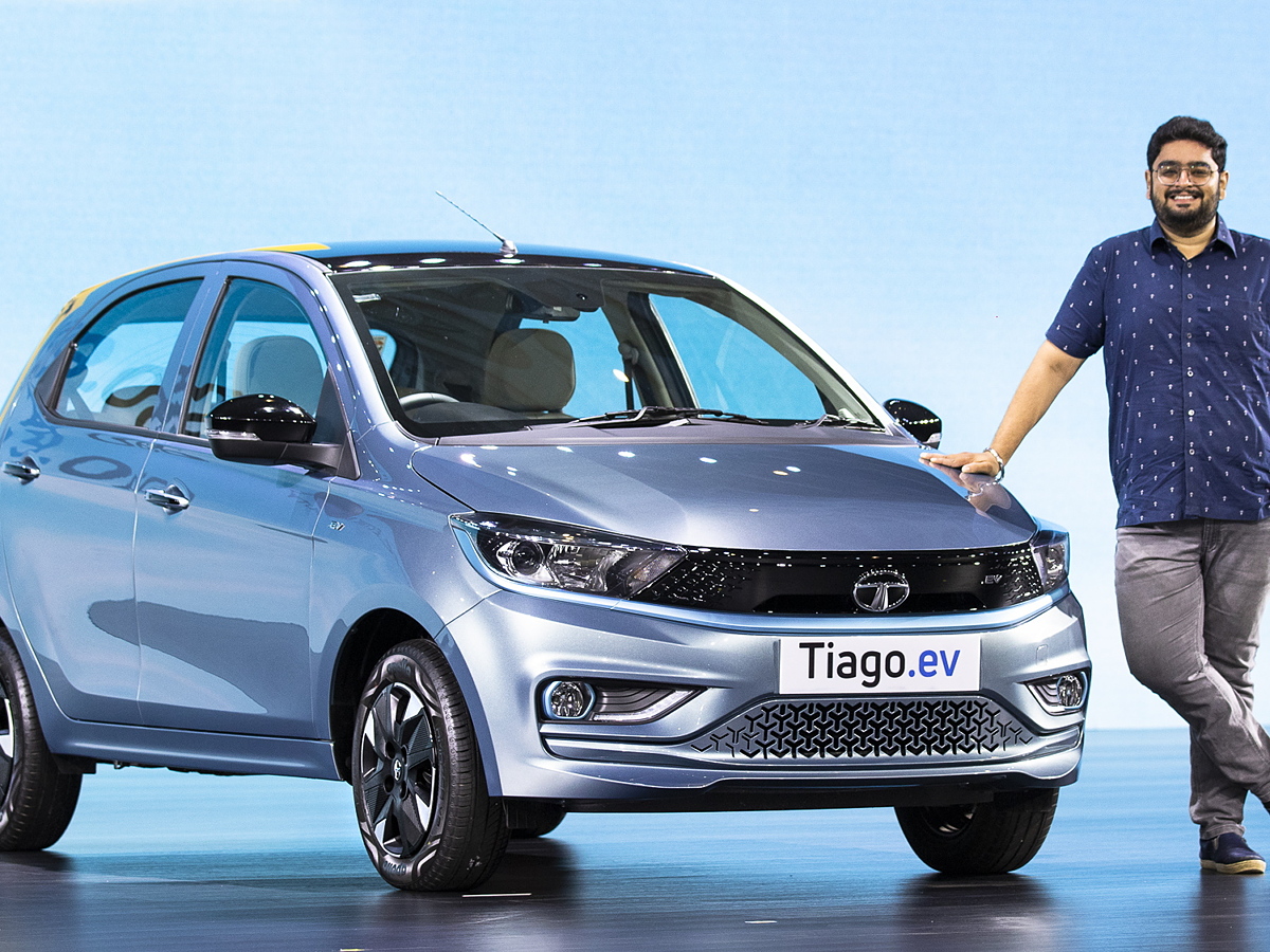 teal blue tiago ev