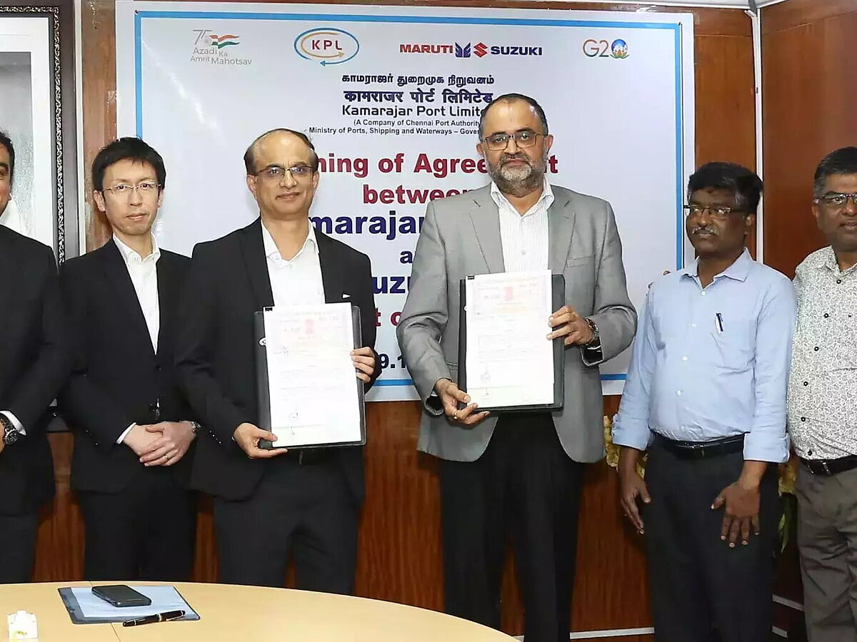 Maruti Suzuki signs agreement with Kamarajar Port Limited - CarWale