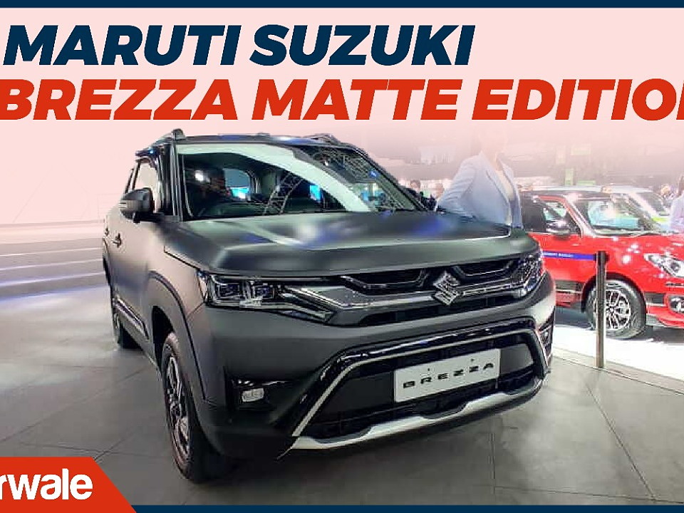 Maruti Suzuki Brezza Matte Edition Unveiled At 2023 Auto Expo