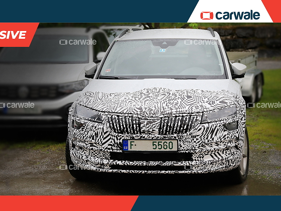 Skoda Kamiq Facelift Spied With Redesigned Front Fascia