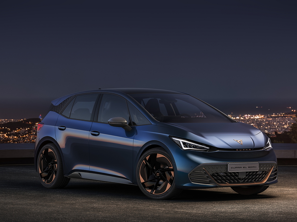 Cupra El-Born is an electric hot hatch from Volkswagen Group - CarWale