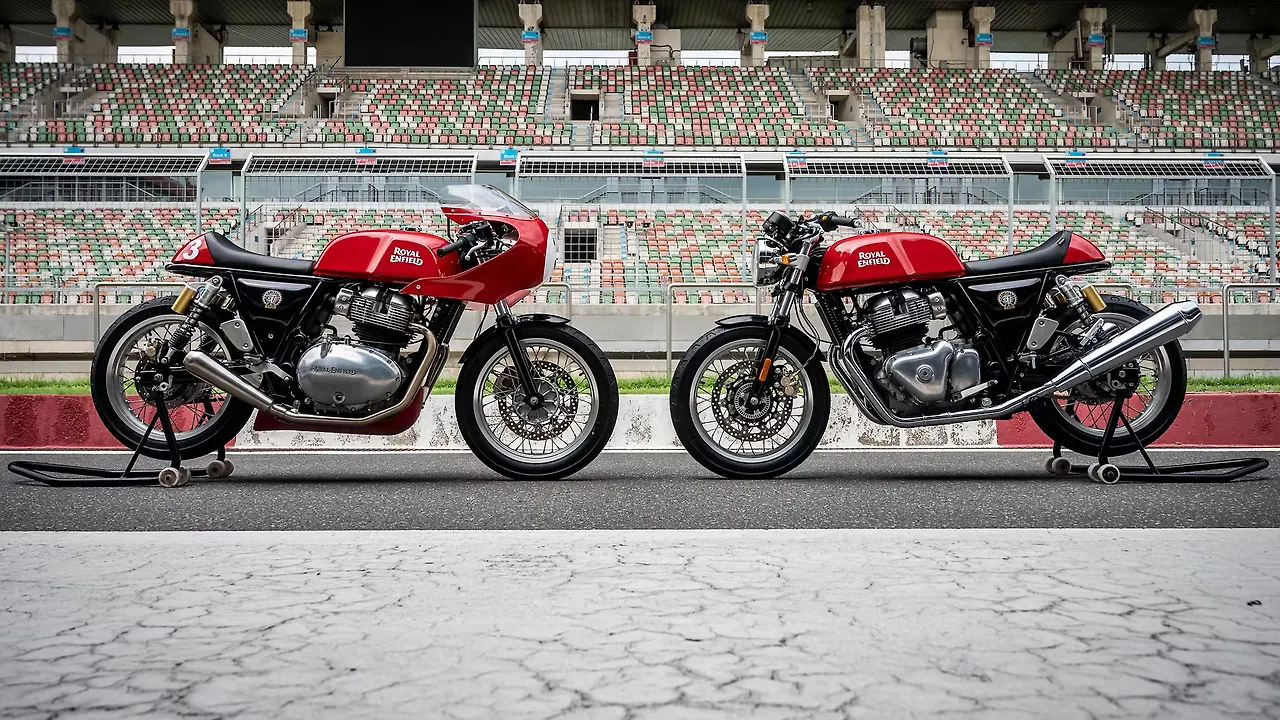 Royal Enfield Continental GT 650 Left Front Three Quarter Royal Enfield Continental GT 650 Left Front Three Quarter