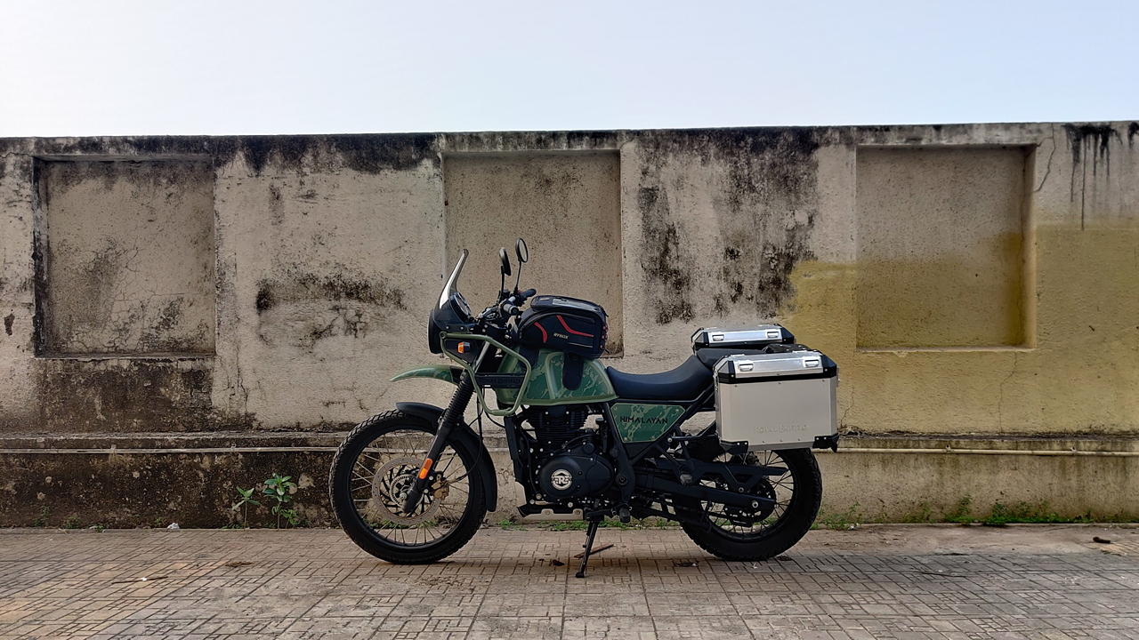 re himalayan with panniers