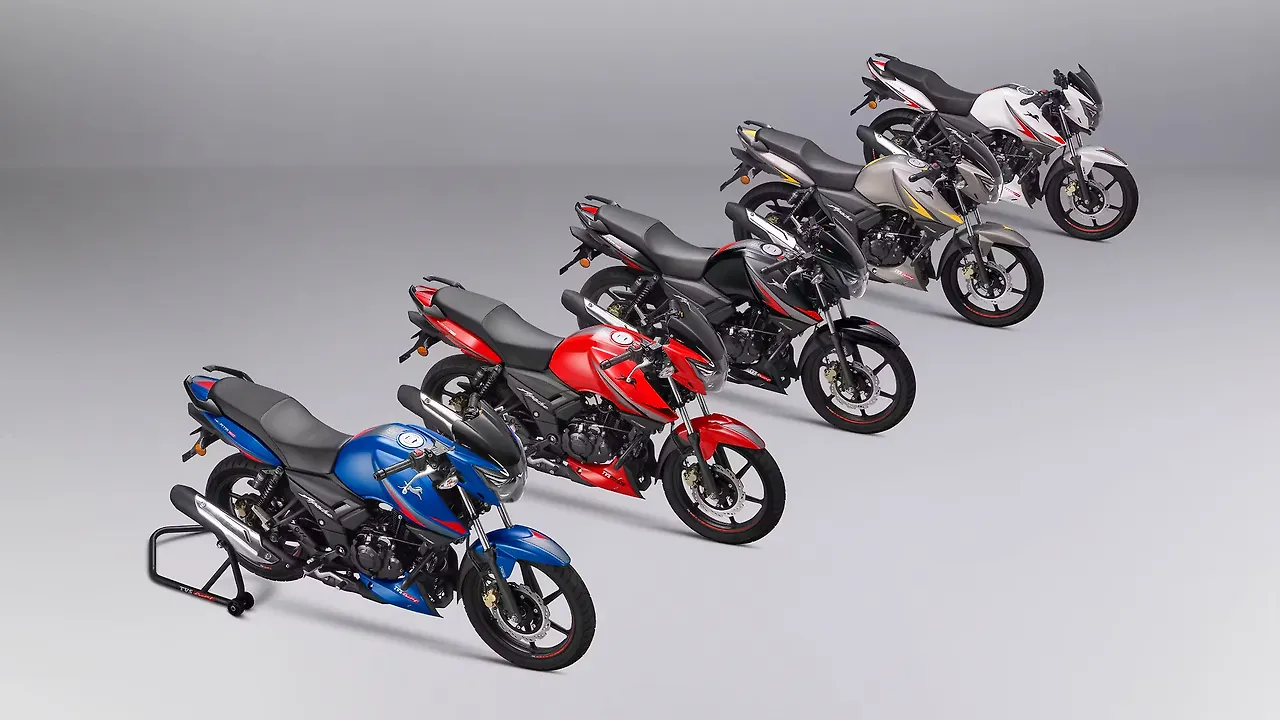 TVS Apache RTR 160 Right Side View TVS Apache RTR 160 Right Side View