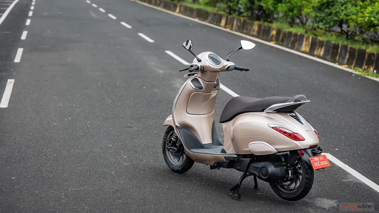 Bajaj Chetak Rear View Bajaj Chetak Rear View