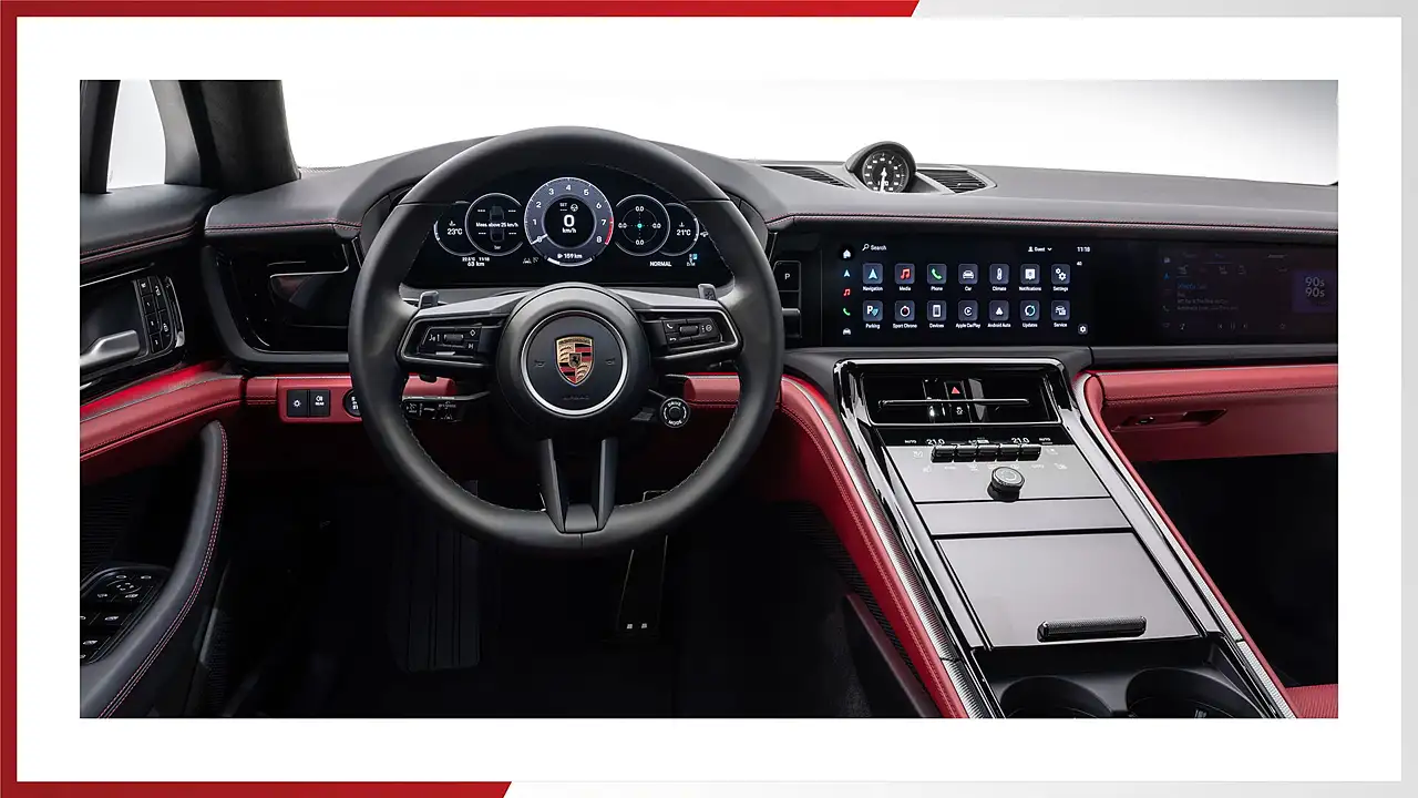 porsche panamera driver centred cockpit mobility outlook