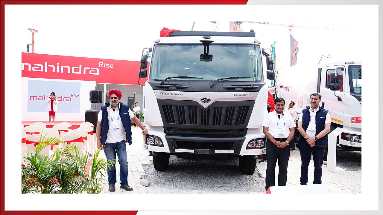 Mahindra Launches BLAZO X m-DURA Tipper & CEV5 mobility outlook