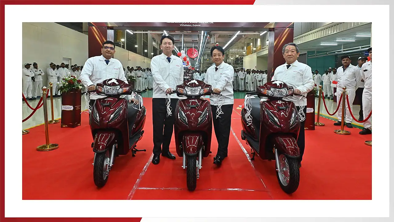 Honda Motorcycle Inaugurates New Assembly Line In Gujarat Plant mobility outlook Honda Motorcycle Inaugurates New Assembly Line In Gujarat Plant mobility outlook