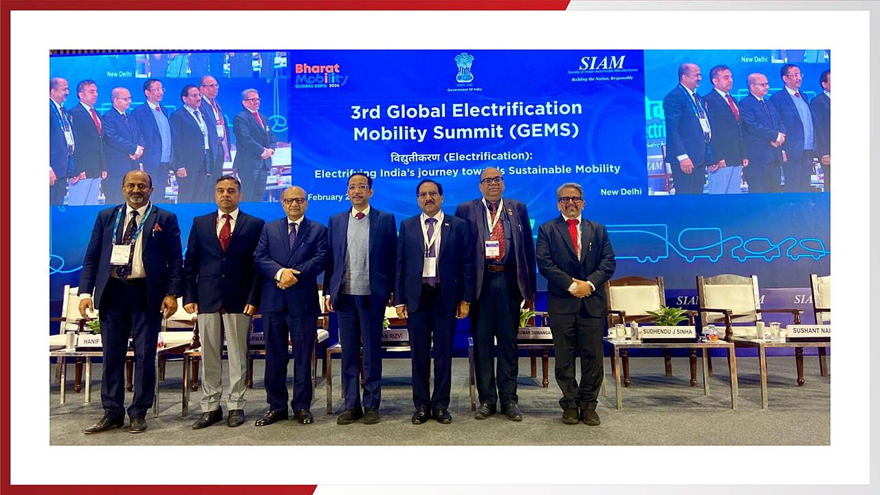 SIAM Hosts The 3rd Global Electrification Mobility Summit (GEMS) mobility outlook