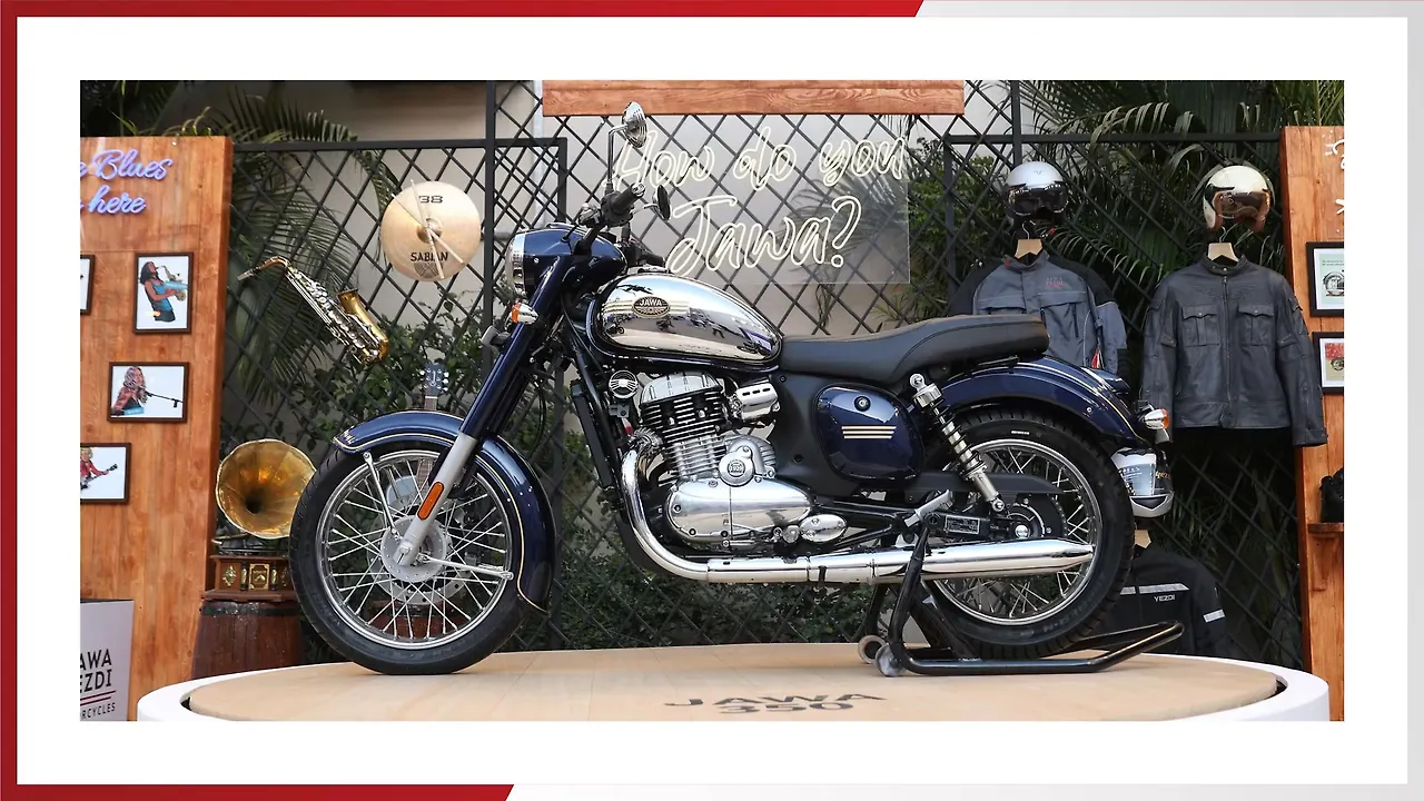 Jawa Yezdi Motorcycles Unveils The Jawa 350 Blue mobility outlook