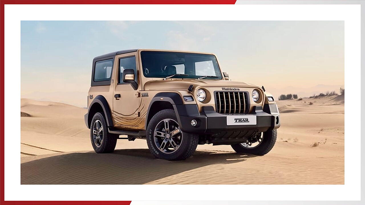 Mahindra Unveils Thar Earth Edition At INR 15.40 Lakh mobility outlook
