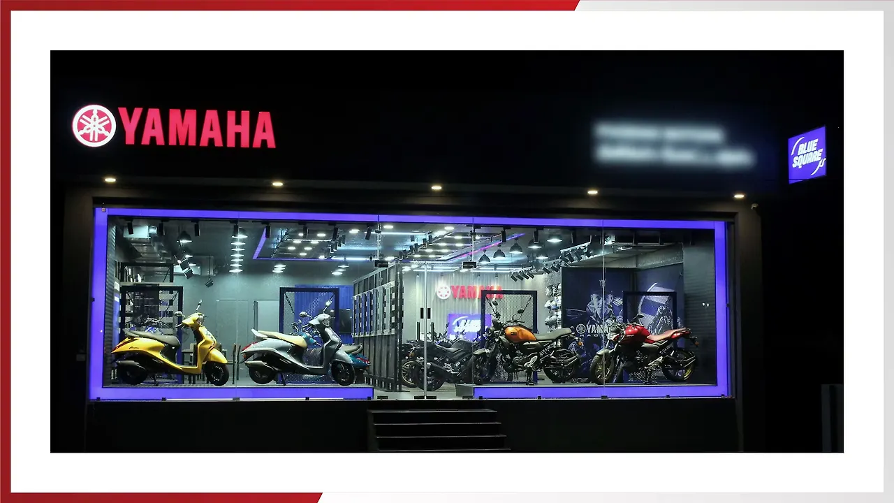 Yamaha Now Has 300 Blue Square Showrooms Across India mobility outlook Yamaha Now Has 300 Blue Square Showrooms Across India mobility outlook