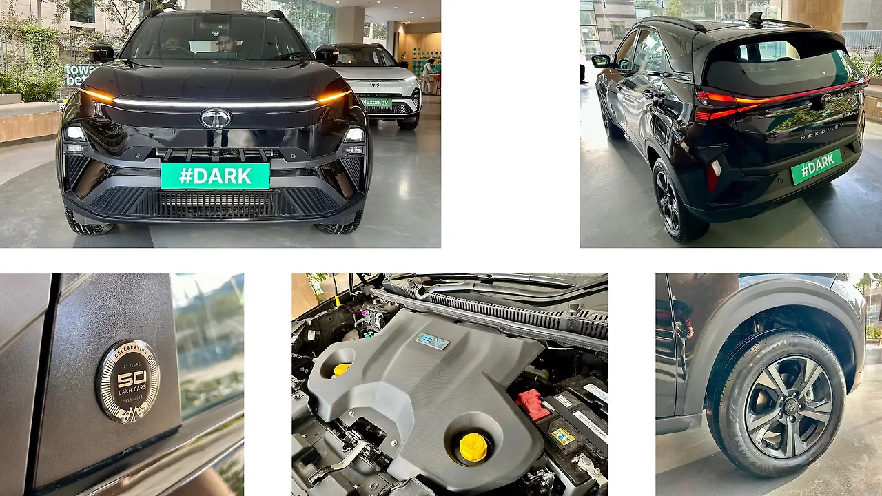 Tata Nexon & Nexon EV DARK Editions exterior mobility outlook Tata Nexon & Nexon EV DARK Editions exterior mobility outlook