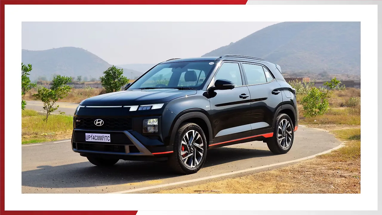 Hyundai Creta N-Line review mobility outlook front quarter