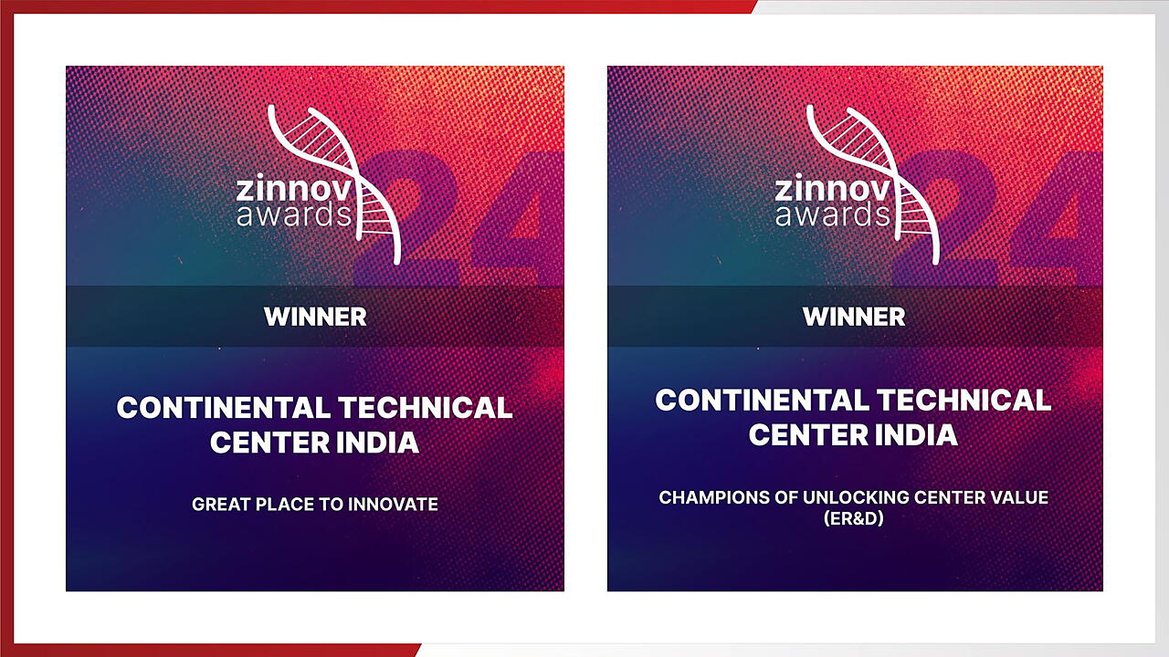 Continental Secures Dual Wins At Zinnov Awards 2024 mobility outlook