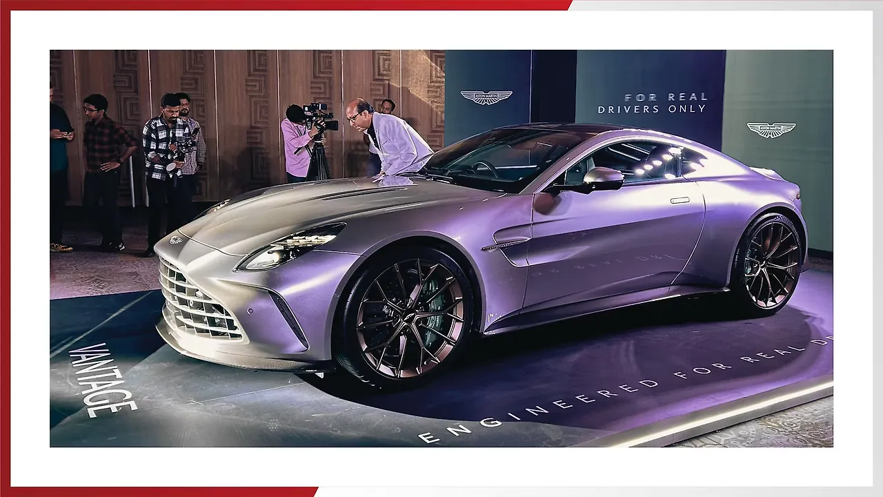 Showcasing The Aston Martin V8 Vantage In India mobility outlook