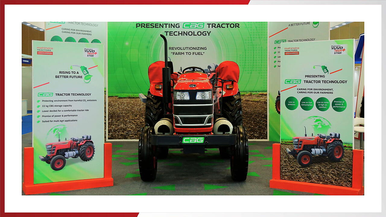 Mahindra Unveils CBG-Powered Tractor mobility outlook