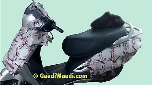 New Hero scooter with telescopic suspension spied New Hero scooter with telescopic suspension spied